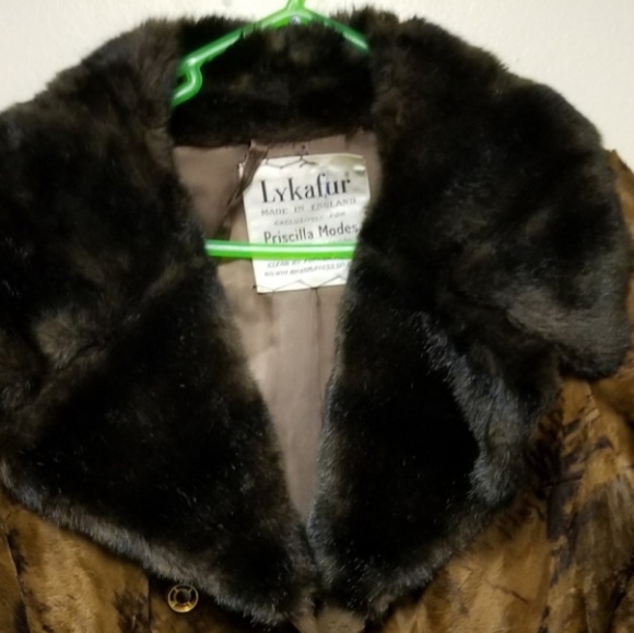 Vintage Lykafur Priscilla Modes Faux Fur D - Picture 6 of 6